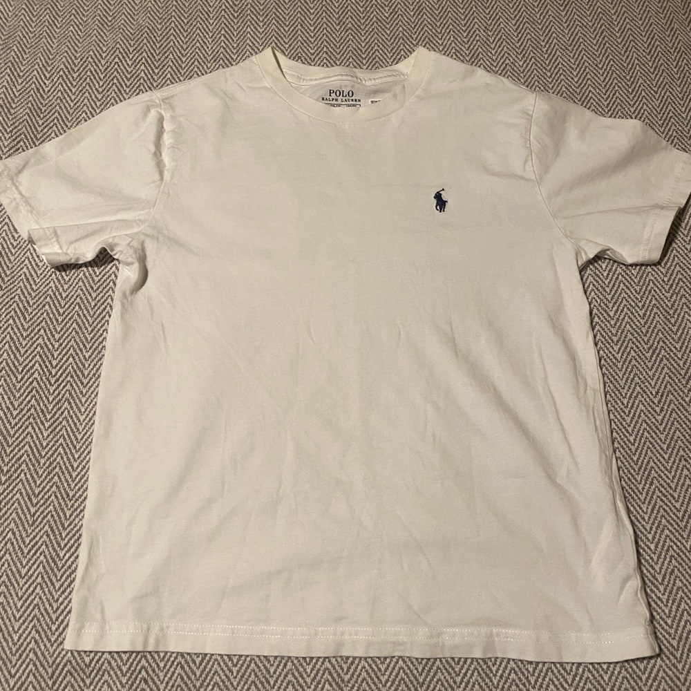 Boys’ Polo Ralph Lauren White T-Shirt